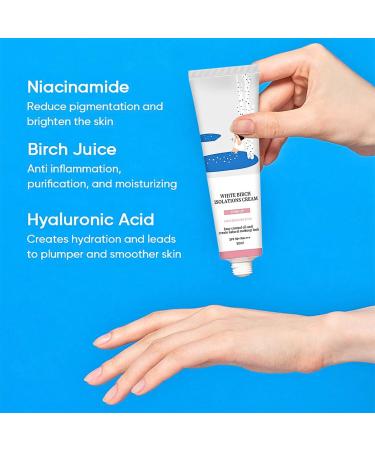 Korean Sunscreen SPF 50+ Birch Juice Moisturizing Suncream SPF 50+ PA++++ Organic Sun Cream SPF 50 for Face Body Even Skin Tone Strong UV Protection 50ml 1 - Buy Online on SooperMarket.com
