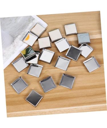 FOYTOKI 180 Pcs Pans for Eyeshadow Empty Eyeshadow Tins Makeup Tin Pans Empty Eyeshadow Pans Square Magnets - Buy Online on SooperMarket.com