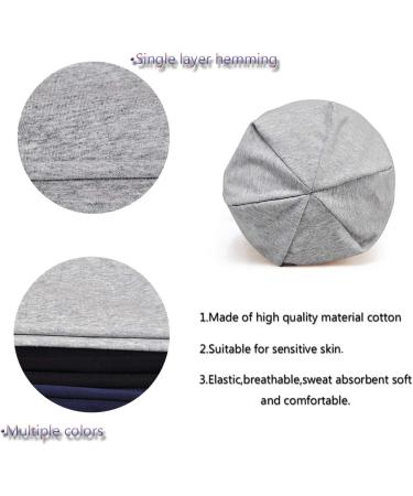 Welrog Women's Chemo Hat & Scarf - Soft Slouchy Turban Head Wrap for Cancer & Hair Loss King Size - Blue & Light Gray - Buy Online on SooperMarket.com