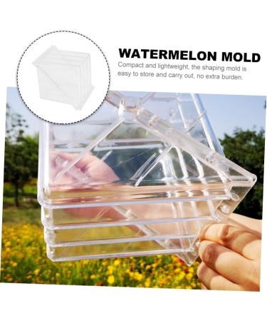 OSALADI 2pcs Pumpkin Fruit Tools Vegetable Growth Mold Large Pole Shaping Mold Watermelon Square Former 15x15cmx2pcs Transparentx2pcs - Buy Online on SooperMarket.com