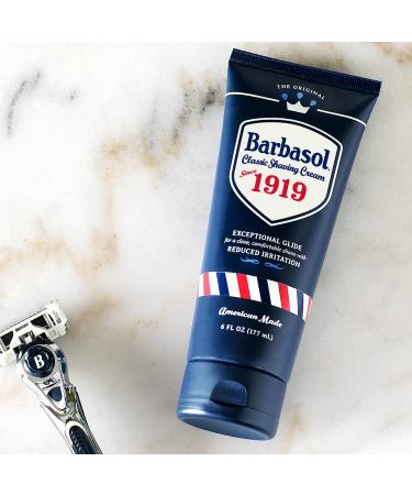 Barbasol 1919 Classic Shaving Cream - Timeless Men's Grooming Essential - Buy Online on SooperMarket.com