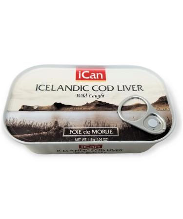 "Awers" Icelandic Cod Liver Pate Wild Cought (4.3 Oz / 121 Gr) Product of Iceland. Pechen treski