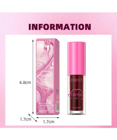 Lip Tint Stain Set - 2 Colors Waterproof Long Lasting Korean Lip & Cheek Tint | Moisturizing Non-Sticky Easy Apply Water Lipstick - Buy Online on SooperMarket.com