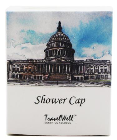 TRAVELWELL Clear Disposable Shower Caps - 100 Sets/Case | Individually Wrapped Hotel Toiletries Amenities | Landscape Series - Buy Online on SooperMarket.com