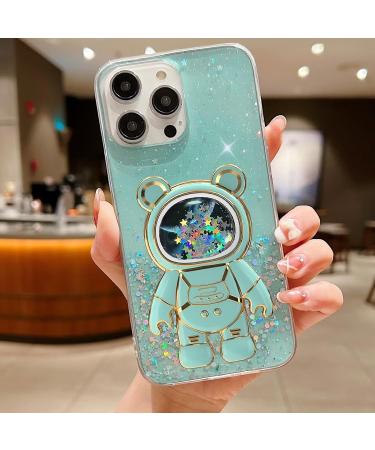 Rnrieyta Miagon B r Astronaut Glitter Case for iPhone 8 Plus/7 Plus - Cute Girls Thin Crystal Protection Bumper with Kickstand Green - Buy Online on SooperMarket.com
