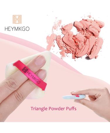 Reusable Velvet Powder Puffs - 2pcs Triangle Wet/Dry Dual-Use Makeup Sponges - Buy Online on SooperMarket.com
