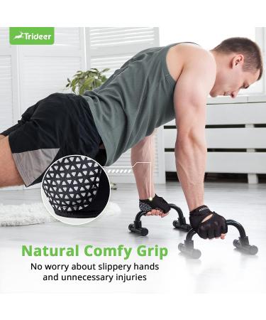 Trideer Workout Weight Lifting Gloves with Wrist Straps - Breathable Fingerless Gym Gloves for Men & Women - Full Palm Protection - Ideal for Training, Pull Ups, Fitness at Home - Black (Large) - Buy Online on SooperMarket.com