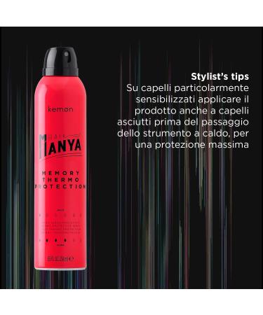 Kemon Hair Manya Memory Thermo Protection - Heat Protection Spray with Memory Effect Hair Protection for Heat Treated Hair - 250ml - Buy Online on SooperMarket.com