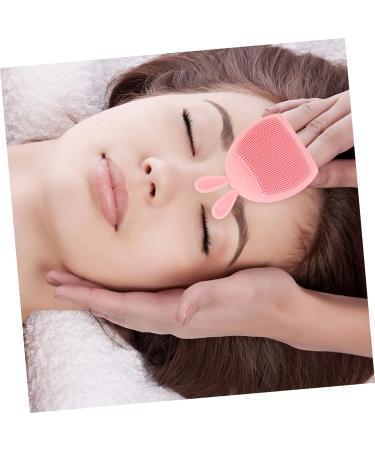 minkissy 24 Pcs Rabbit Ears Facial Brush Body Cleansing Brush Face Cleansing Brush Face Head Scrubber Facial Exfoliator Tool Lady Facial Brush Pink Detergent Miss Cute Silica Gel Light Pinkx6pcs 7.5x7.5cmx6pcs - Buy Online on SooperMarket.com