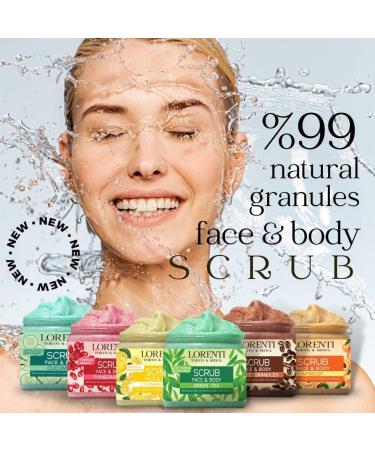 Lorenti Apricot Scrub 500 ML Face & Body | Firming & Radiant Supports Collagen Production Anti Aging and Wrinkle - Buy Online on SooperMarket.com