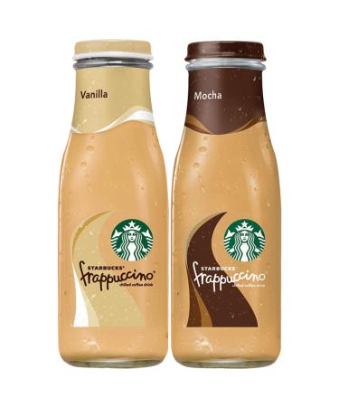 Starbucks Frappuccino, 2 Flavor Variety Pack, 9.5 Fl Oz (15 Count) Variety Pack 9.5 Fl Oz (Pack of 15)