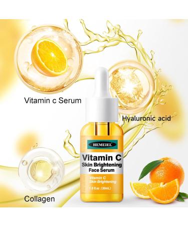 Vitamin C Serum for Face | Anti-Aging Hyaluronic Acid Serum | Daily Skin Care for All Skin Types - Buy Online on SooperMarket.com