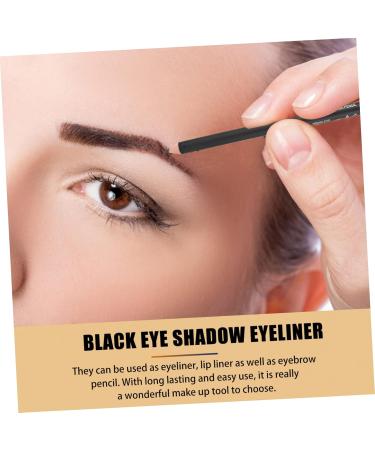 CANIGHT 12pcs Black Eyeliner 1 Black Waterproof Eyeliner Beauty Supply Waterproof Brow Pencil Makeup Wood - Buy Online on SooperMarket.com