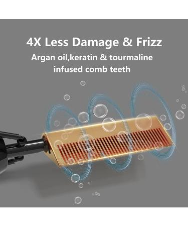Dan Technology 500آ° Hot Comb - Adjustable Ceramic Hair Straightener for Natural Black Hair - 60 Min Auto-Off - Buy Online on SooperMarket.com