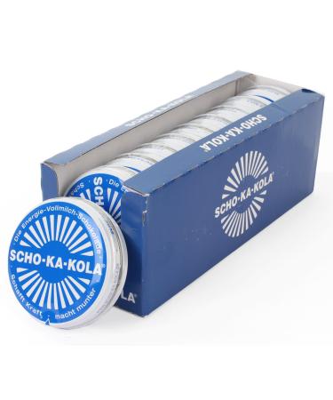 Scho-Ka-Kola German Caffeine Milk Chocolate - Set of 10