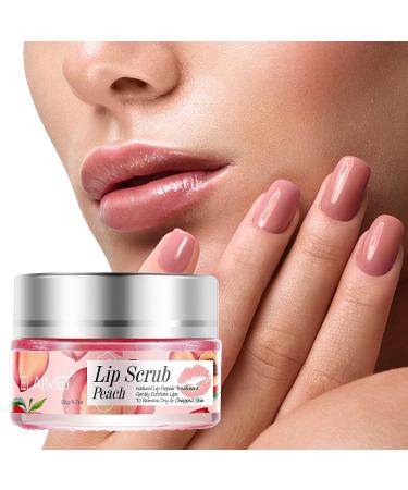 Peach Lip Care Set: Lip Scrub, Lip Sleeping Mask, Lip Treatment - Moisturizing, Repairing, Overnight Lip Balm for Chapped Skin - Buy Online on SooperMarket.com