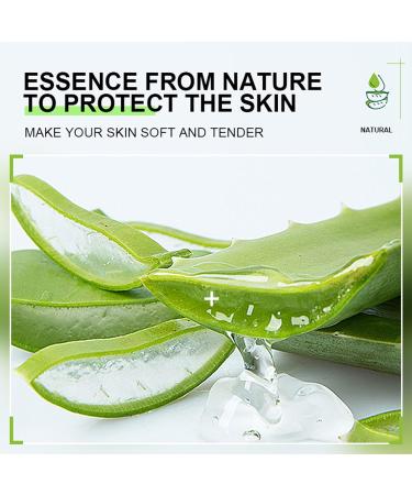Aloe Vera Gel for Face Aloe Vera Moisturiser - Fast-Absorbing Deeply Hydrates Pure Aloe Vera Gel - After Sun Body Moisturisers Aloe Vera Cream for Deeply & Rapidly Soothing After Sun Care Gel - Buy Online on SooperMarket.com