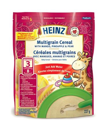 Heinz Baby Multigrains Cereal with Mango Pineapple & Pear Pack of 6