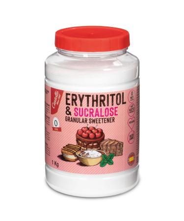 Erythritol + Sucralose 1:4 Sweetener | 1g 4g of Sugar | 0 Net Carbohydrates - 0 Calories - 0 Glycemic Index - Keto - Non-GMO - Castello since 1907 - 1 kg