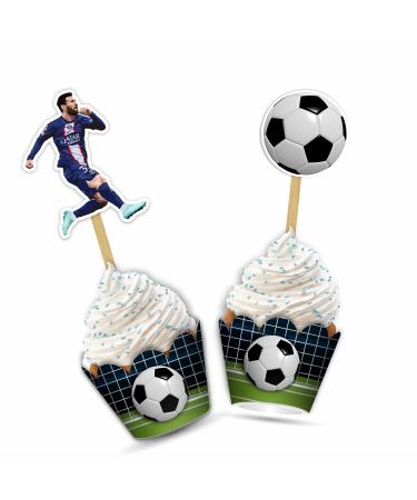 Seyal Soccer Football Cupcake Wrapper
