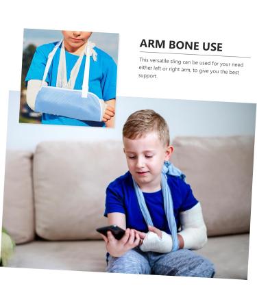 CIYODO Children's Arm Sling Arm Sling for Shoulder Sling Immobilizer Sling Arm Brace Net 60X30CM Sky-blue - Buy Online on SooperMarket.com