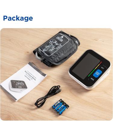 Digital Upper Arm Blood Pressure Monitor with Large LED Backlit Display - Adjustable Cuff & Memory - Carrying Case Included - Buy Online on SooperMarket.com