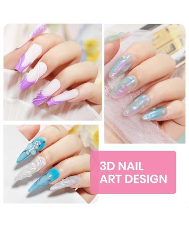 MIZHSE 5D Sculpture Gel for Nails - Clear Molding & Carving Gel | 15ml Gel for Nail Art & DIY Manicure Decorations - Buy Online on SooperMarket.com