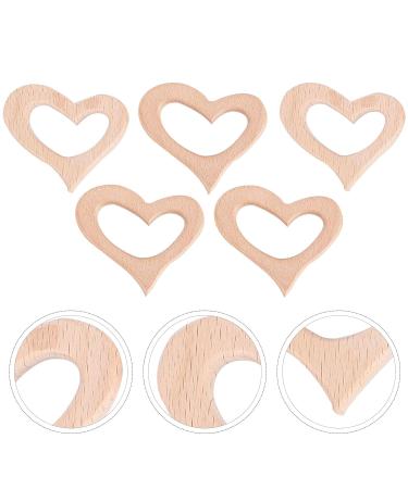Bestoyard 10pcs Wooden Baby Chew Toys | Kid Teether Toys | Lovely Designs - Buy Online on SooperMarket.com