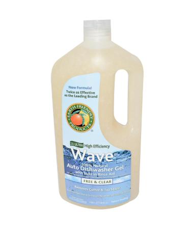 Earth Friendly Products Wave Auto Dishwasher Gel Free and Clear 40 Ounce