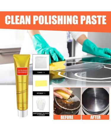 Raturv Metal Polish Cream Raturv Chrome Polish Metal Polish Cream Metal Polishing Paste Chrome Polish and Rust Remover Metal Polish Cream for Stainless Steel Scratch Remover (9PCS) - Buy Online on SooperMarket.com