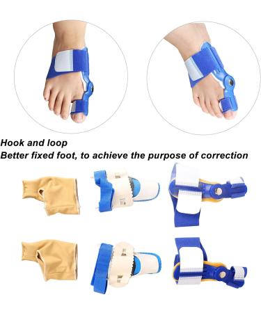 Adjustable Toe Corrector Set for Bunion Relief and Toe Valgus Correction - Buy Online on SooperMarket.com