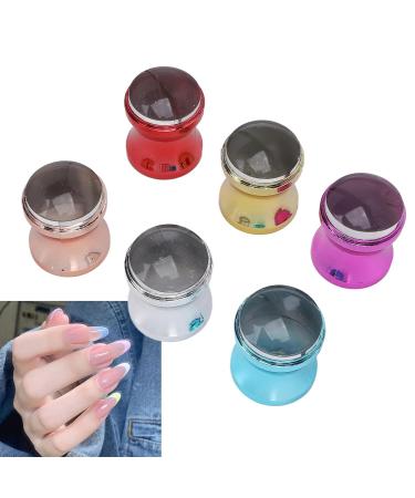 Nail Art Stamping Plate Set - Clear Silicone Stamper & Stencils for Perfect Nail Designs | 3D Nail Art Supplies - Buy Online on SooperMarket.com