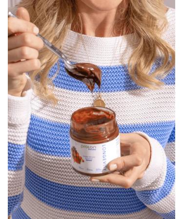 Prolon L-Spread Almond Chocolate Spread | Low Sugar Keto Snack | Gluten-Free Vegan Plant-Based | Rich in Magnesium & Fiber | Healthy Fats - 1 Jar - Buy Online on SooperMarket.com