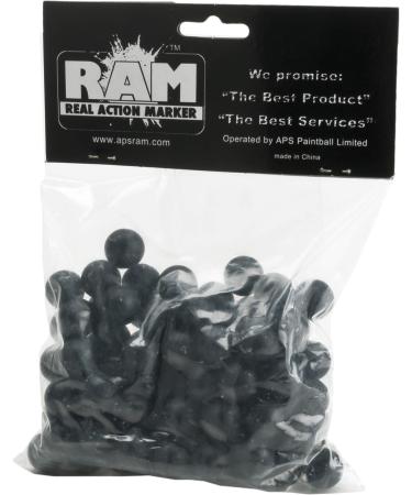 Evike APS .68 Caliber Hard Rubber Balls for APS CAM870 Series Gas Powered Airsoft Shotgun - Pack of 100