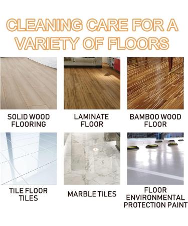 Honifee Floor Cleaner Solution NML Floor Cleaner VML Powerful Decontamination Floor Cleaner Wood Floor Cleaner and Polish All-Purpose Wood Tile Marble Ceramic Floor Cleaner (1 PCS) - Buy Online on SooperMarket.com