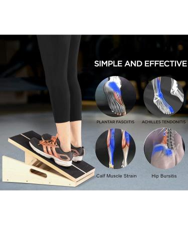 Professional Slant Board  Adjustable Incline Board and Calf Stretcher  Slant Board for Calf Stretching  Calf Stretcher Slant Board - Buy Online on SooperMarket.com
