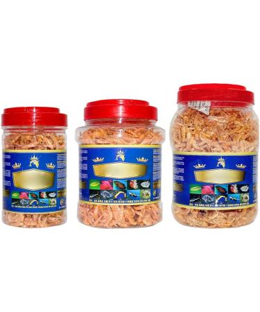 for Turtle Food Dried Freeze Shrimp for Ornamental Fish Water Turtles Small Pets 1.2L 3L Resealable Can 3000ml - Buy Online on SooperMarket.com