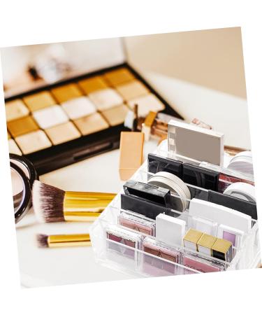 PRETYZOOM Cosmetic Storage Box Storage Drawers Desk Storage Drawer Makeup Palettes Organizers Eye Shadow Blush Transparent 24x23x6.5cm - Buy Online on SooperMarket.com