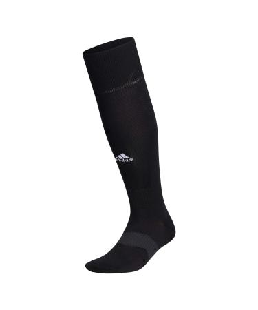 adidas Unisex-Adult Metro 5 Soccer Socks (1-pair) Medium Black/Night Grey/White