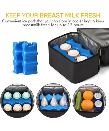 Buy AIFUSI Double-Like Breast Milk Cooling Bag - Waterproof Freshness Backpack for Baby Bottles (Black) - Ideal for International Shipping - Buy Online on SooperMarket.com