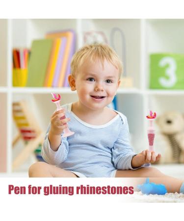 higyee Gem Picker Tool - Dotting Cartoon Picker Rhinestone Tool Pen | Crystal Bead Handle DIY Manicure Decoration Tool Enhance Your Creativity with Ease dolphin pink - Buy Online on SooperMarket.com