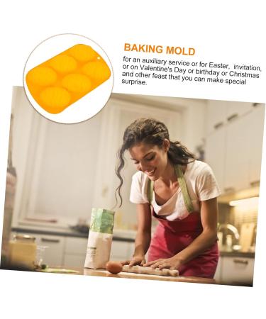 Zerodeko 1pc Easter Egg Cake Mold Silicone Cake Mold Festival Cake Baking Tool Baking Pan Silicone Molds Easter Treat Easter Cakes Mold Easter Cake Baking Tools Biscuits Mold Household Eggs 26.5X16.5CM Orange - Buy Online on SooperMarket.com