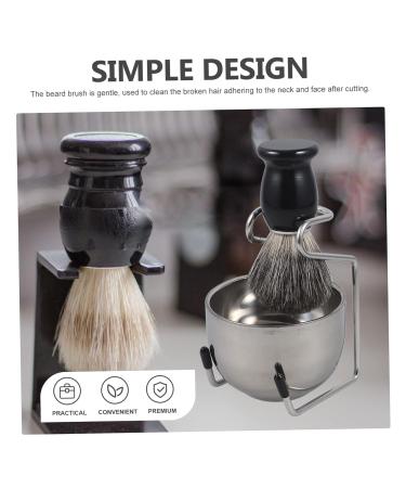 FOMIYES 2 Sets Beard Brush & Shaving Supplies - Professional Shaving Brush Holder & Soap Mug for Men | Ultimate Beard Care Essentials - Buy Online on SooperMarket.com