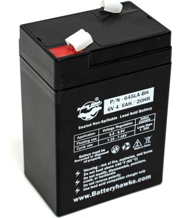 Buy ELB-0604 6V 4.5AH SLA Batteries - 5 Pack for Exit Sign Emergency Lights | International Shipping Available - Buy Online on SooperMarket.com