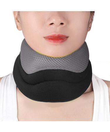 Buy HMLTD Soft Neck Support Pillow | Sponge Neck Relief Wrap for Sleeping & Travel | Unisex Collarage Gray - Buy Online on SooperMarket.com