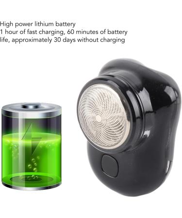 Premium Electric Beard Trimmer - Double Ring Blade Stable & Quiet Hair Cutter for Home Use (Black - Buy Online on SooperMarket.com