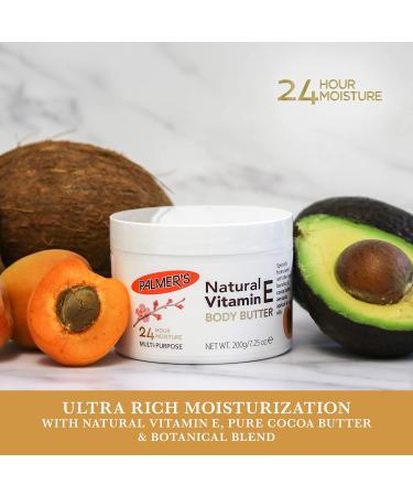 Palmer's Natural Vitamin E Body Butter 7.25 oz - Nourishing Moisturizer for Soft Skin - Buy Online on SooperMarket.com