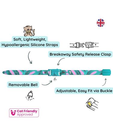 Kittyrama Botanical Collars for Cats & Kittens | Hypoallergenic Breakaway Design | Vet Approved & Comfortable - Buy Online on SooperMarket.com