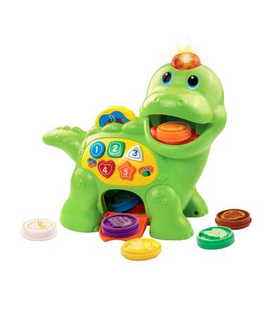 VTech Baby Feed me dino-speaking dinosaurs to feed and learn with songs keys and quiz game-for children from 12-36 months multicolored single