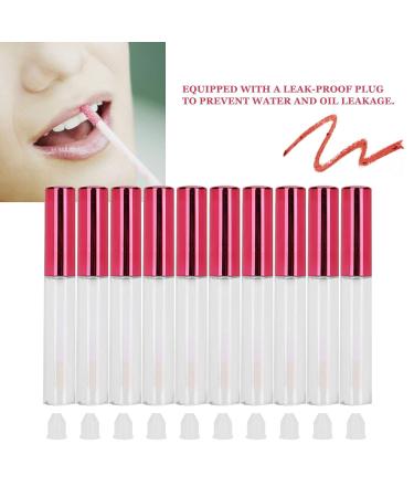 10PCS Refillable Lip Gloss Bottles - 5ml Leak-Proof Makeup Containers for Travel - Buy Online on SooperMarket.com